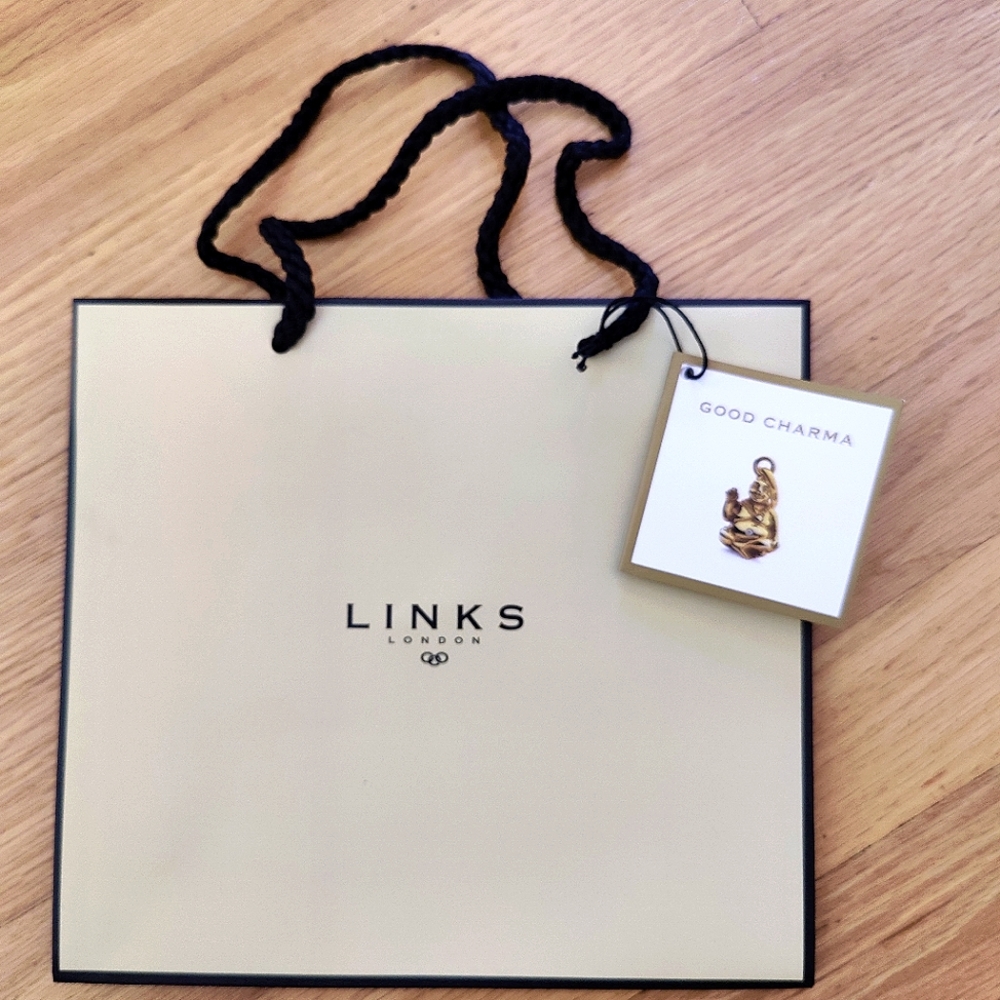 Links London, small/medium shopping bag with gift tag